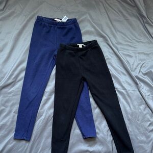 Cat & Jack | Black and Navy Flannel Leggings